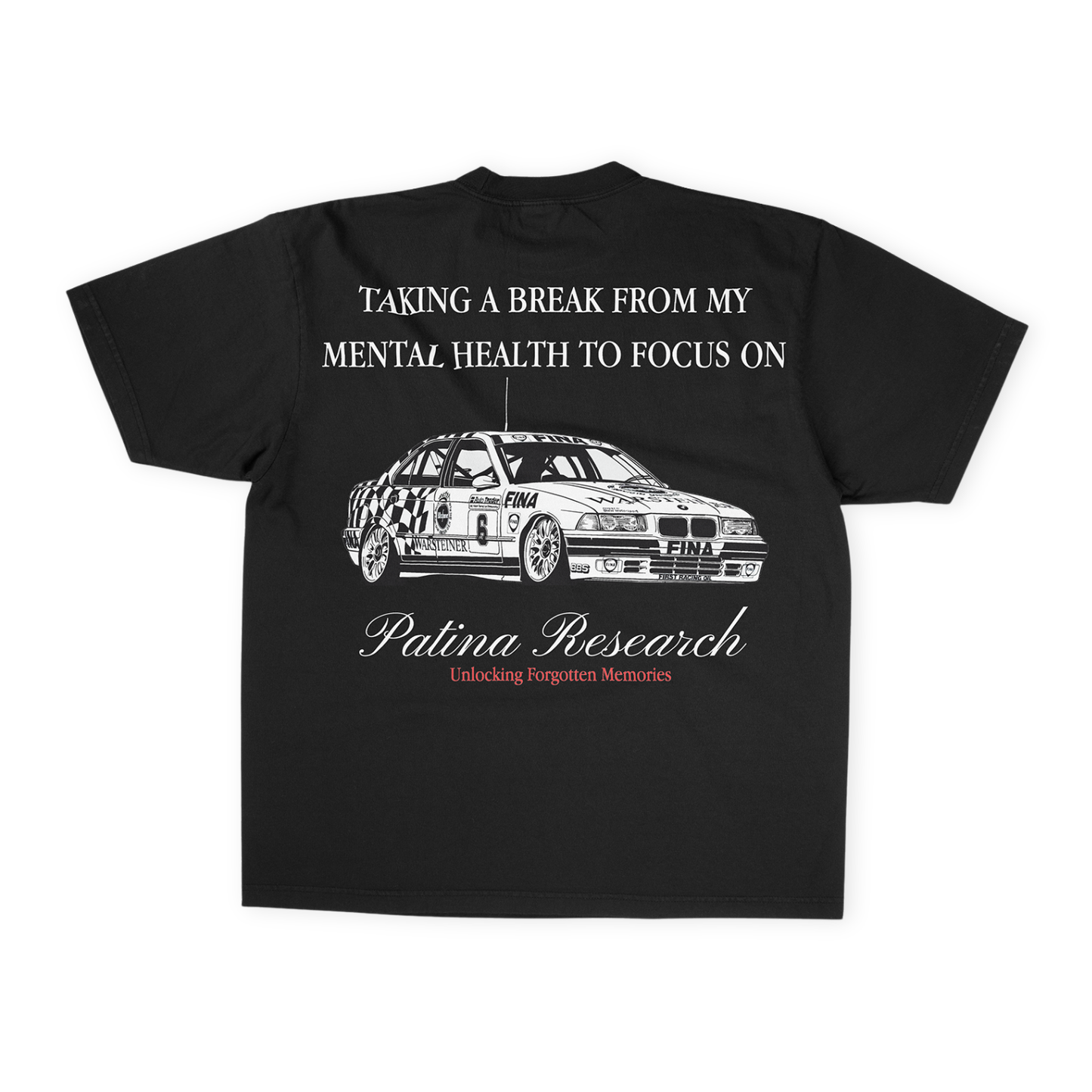 318I E36 HEALTH BLACK T-SHIRT