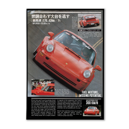 Porsche Turbo ii  poster