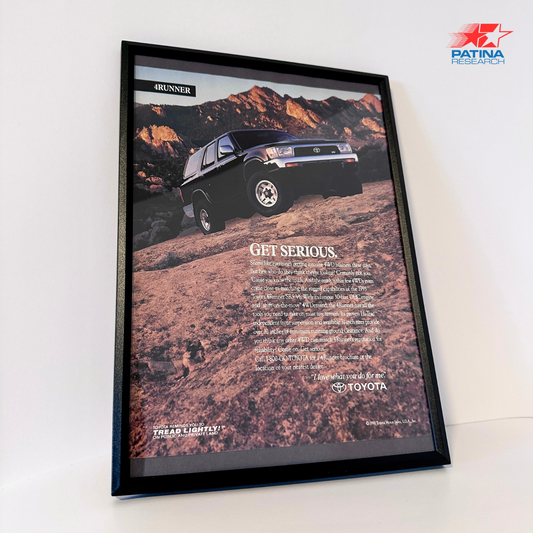 TOYOTA 4runner SR5 Get serious  framed ad