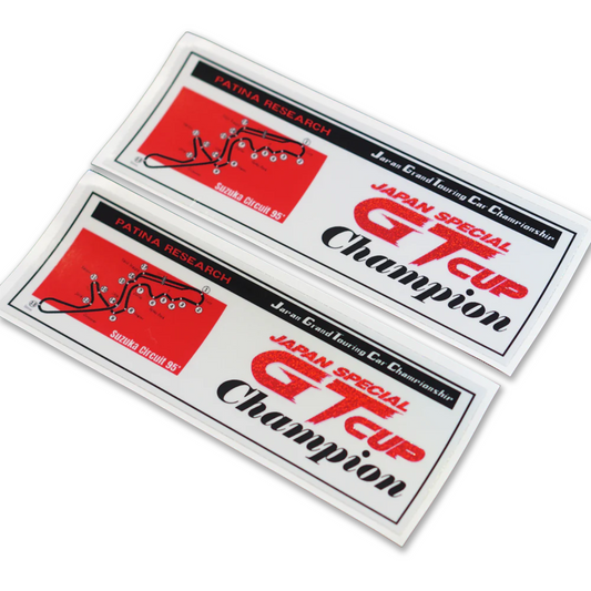 GTCUP CHAMPION 7" STICKER