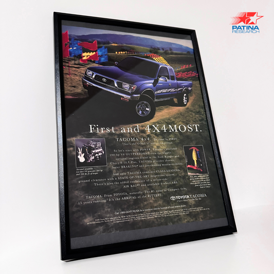 Toyota Tacoma First and 4x4 Most framed ad