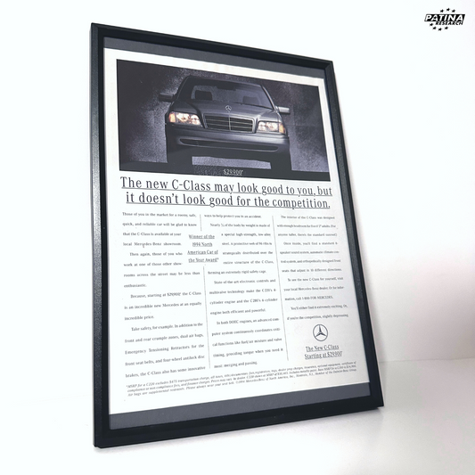Mercedes C class may look good w202 framed ad