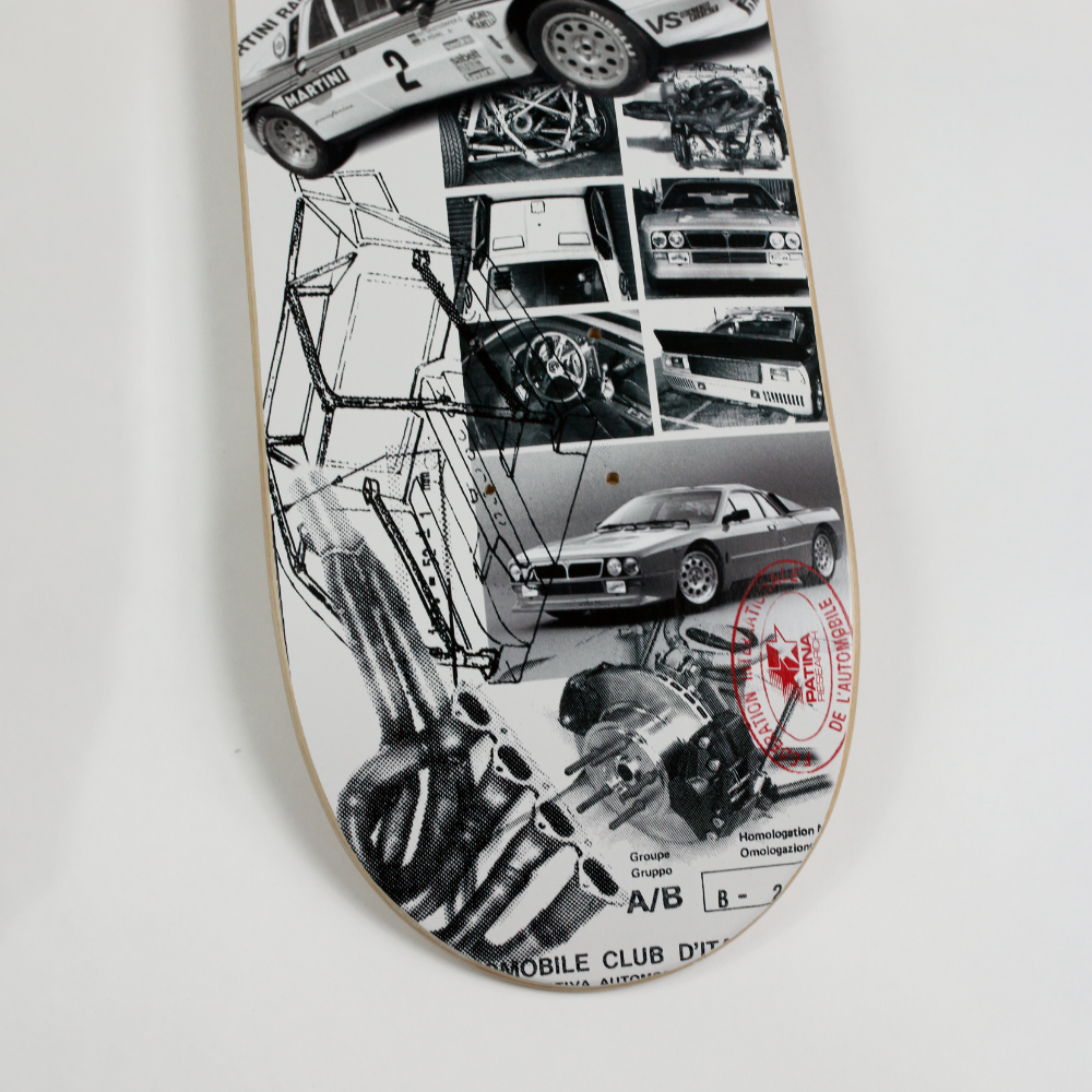 Lancia vs Audi Group B Skateboard Deck