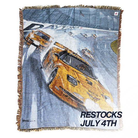C 5 R CORVETTE WOVEN BLANKET