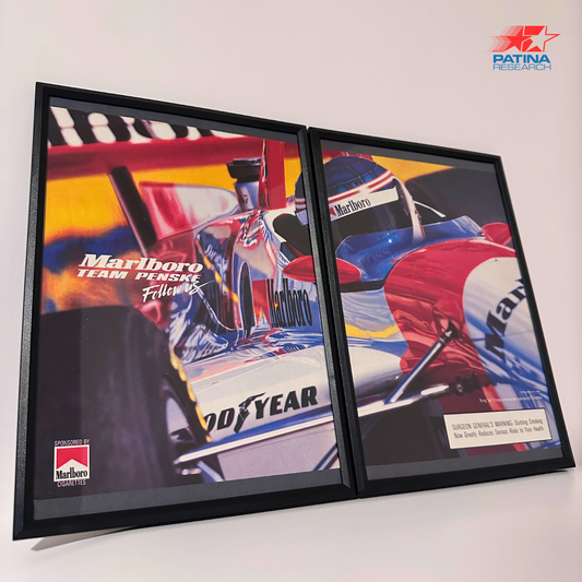 Marlboro Team Penske framed ad