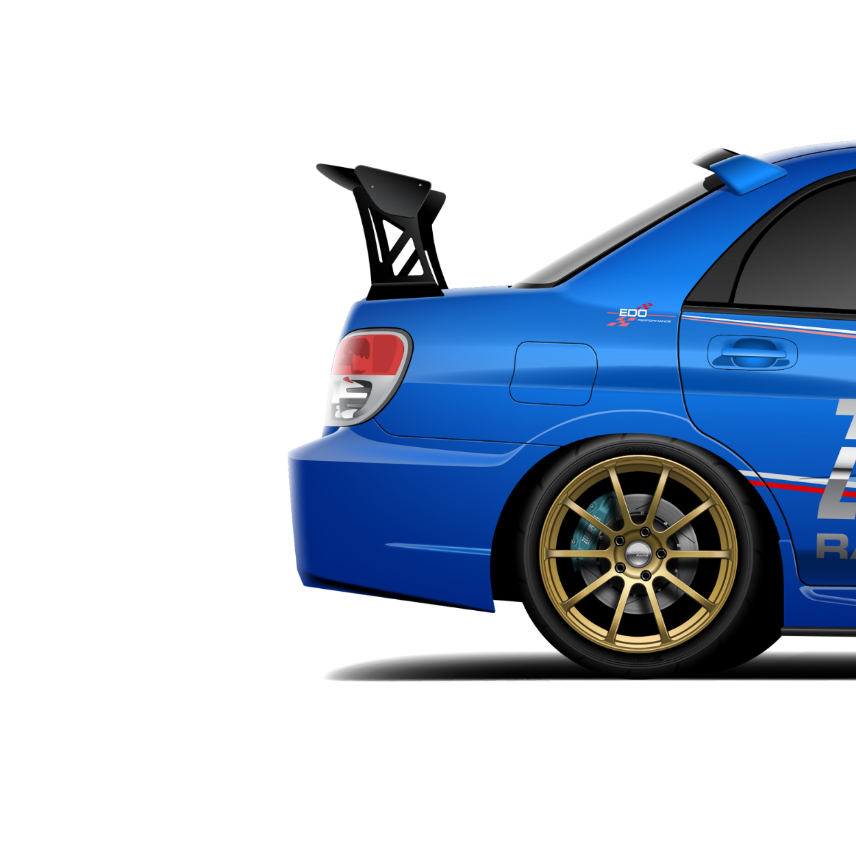 Zero Sports Impreza Sti Print