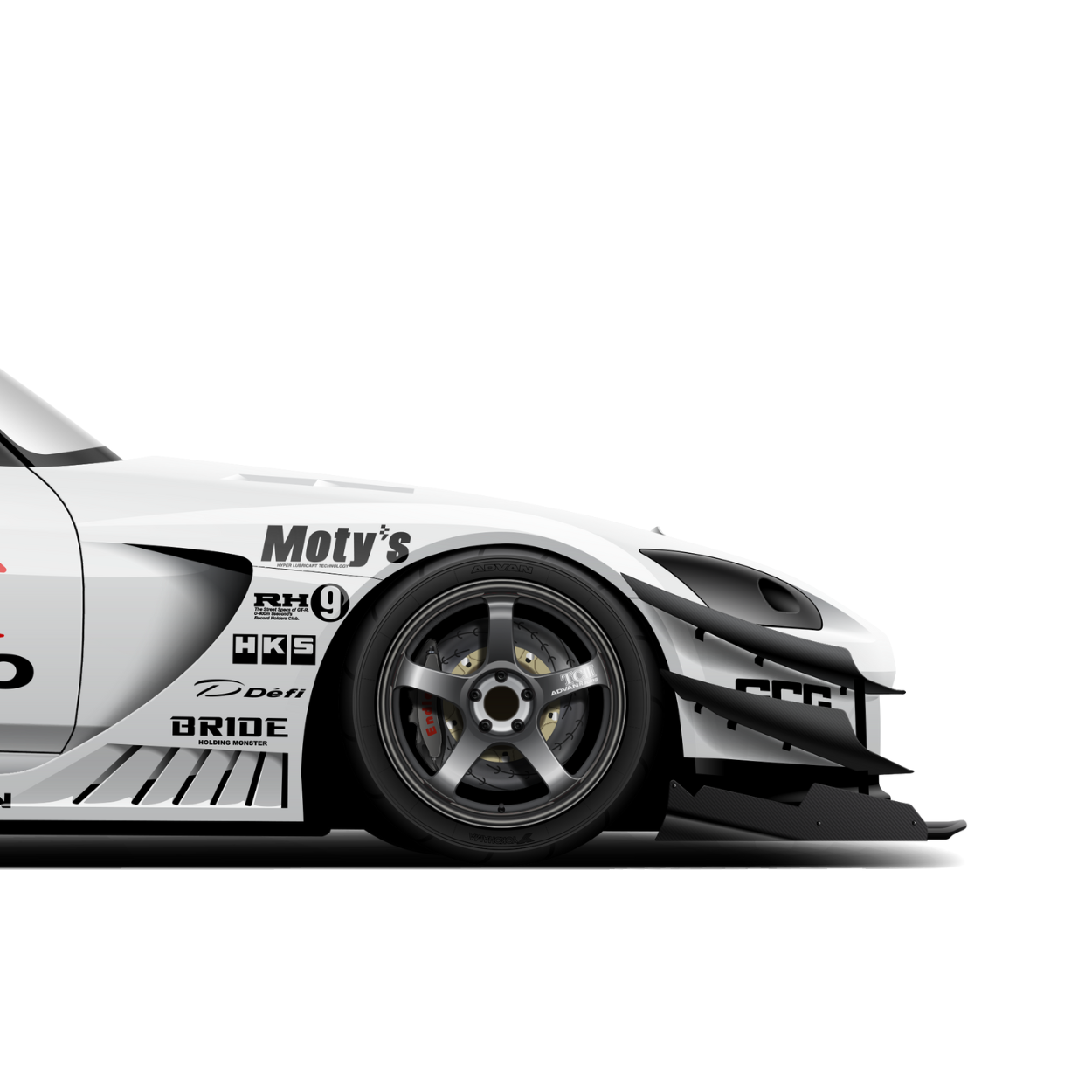 Top Fuel Honda S2000 Time Attack Print