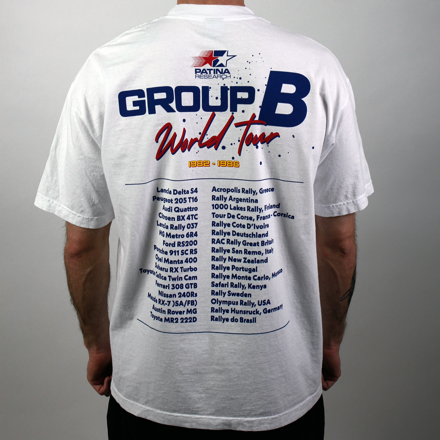 PRgroupb World Tour rally T-shirt