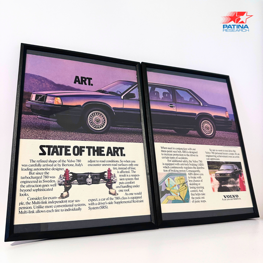 VOLVO 780 State of the art. framed ad