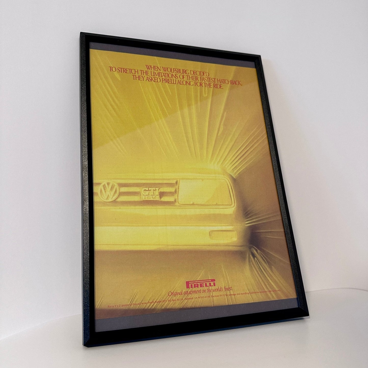 Volkswagen wolfsburg decided framed ad