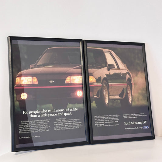 Ford Mustang GT for people framed ad