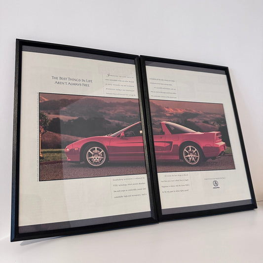 Honda Nsx the best things in life framed ad