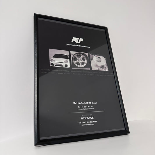 Porsche ruf 911 framed ad