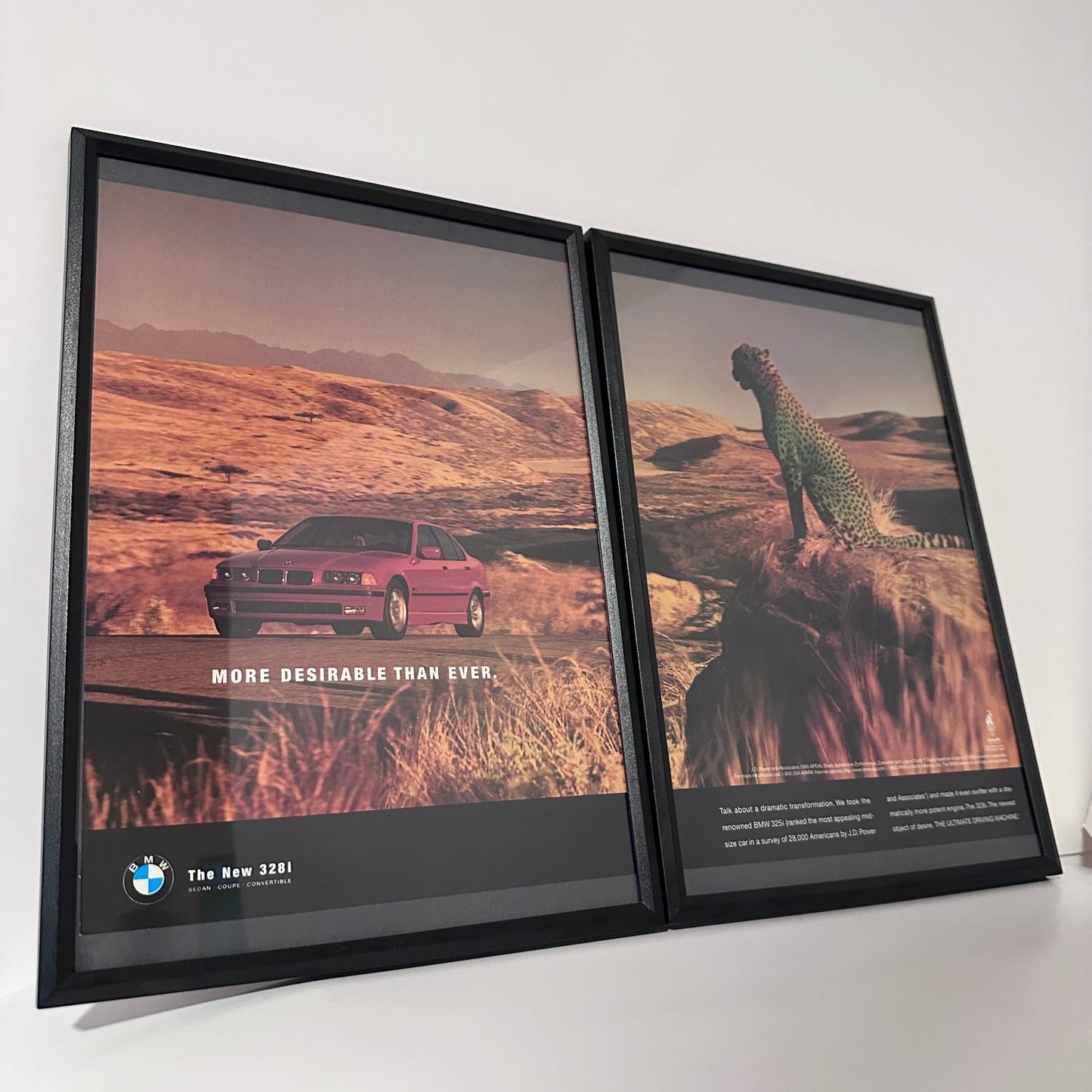 bmw e36 more desirable than ever framed ad