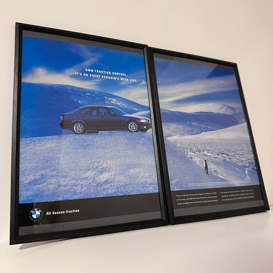 Bmw traction control framed ad