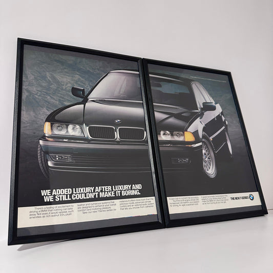 Bmw e38 the new 7 series framed ad