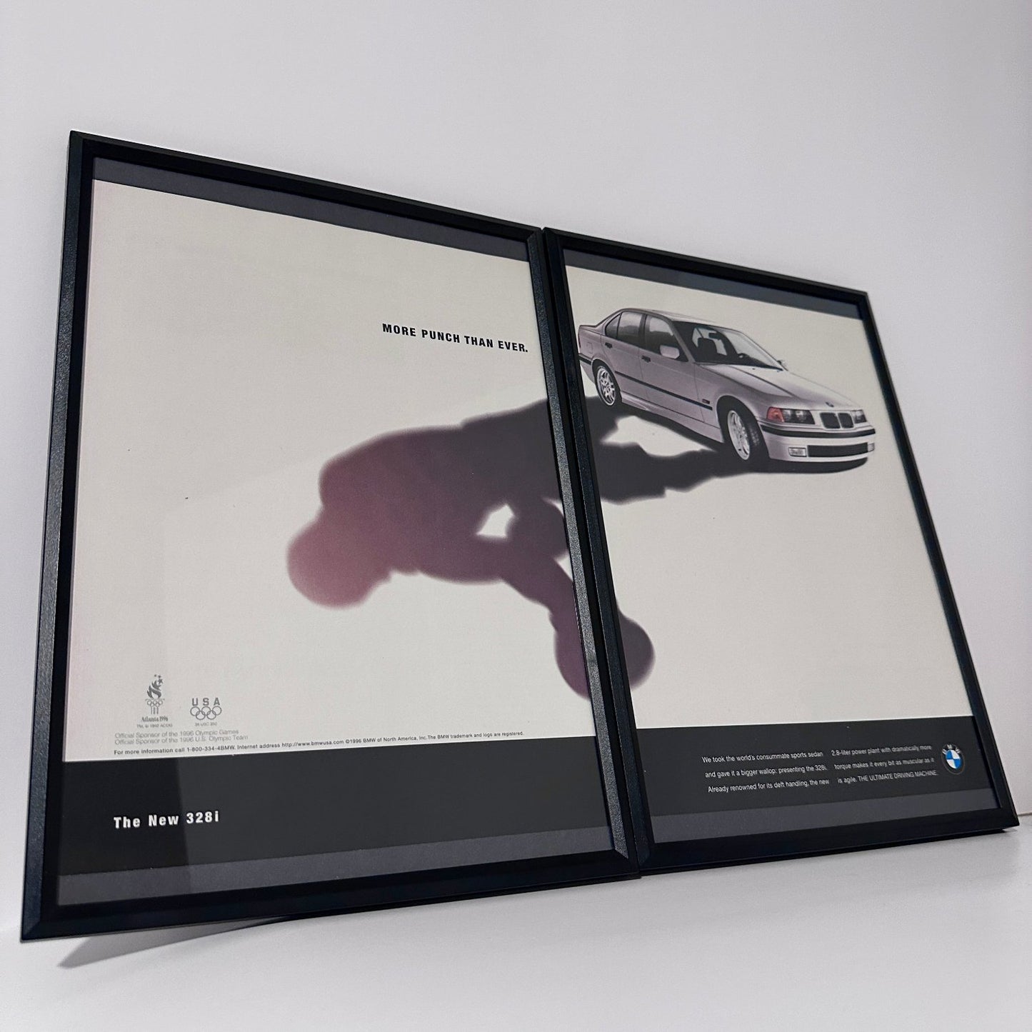 Bmw e36 more punch 328i framed ad