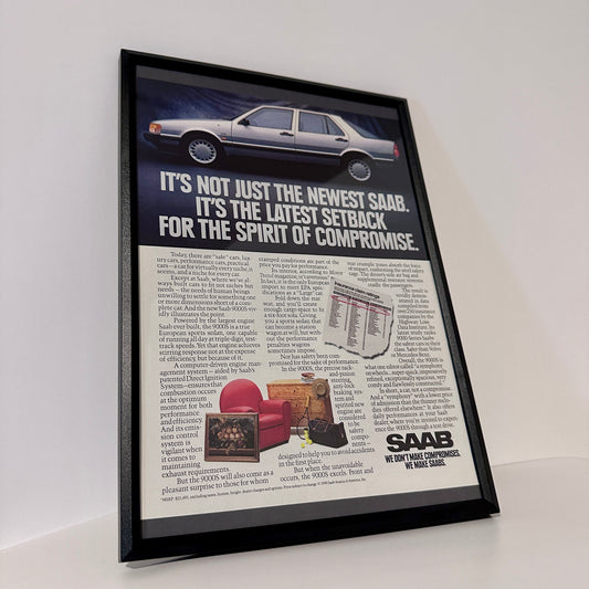 Saab its not just framed ad