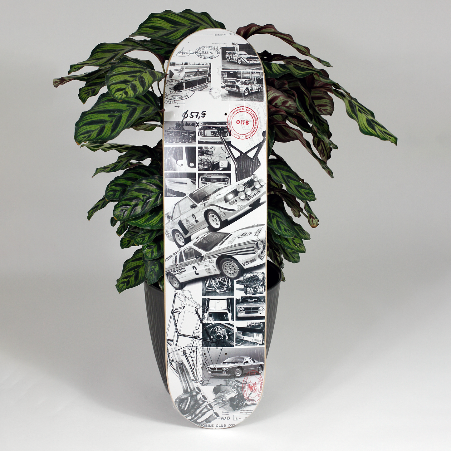 Lancia vs Audi Group B Skateboard Deck