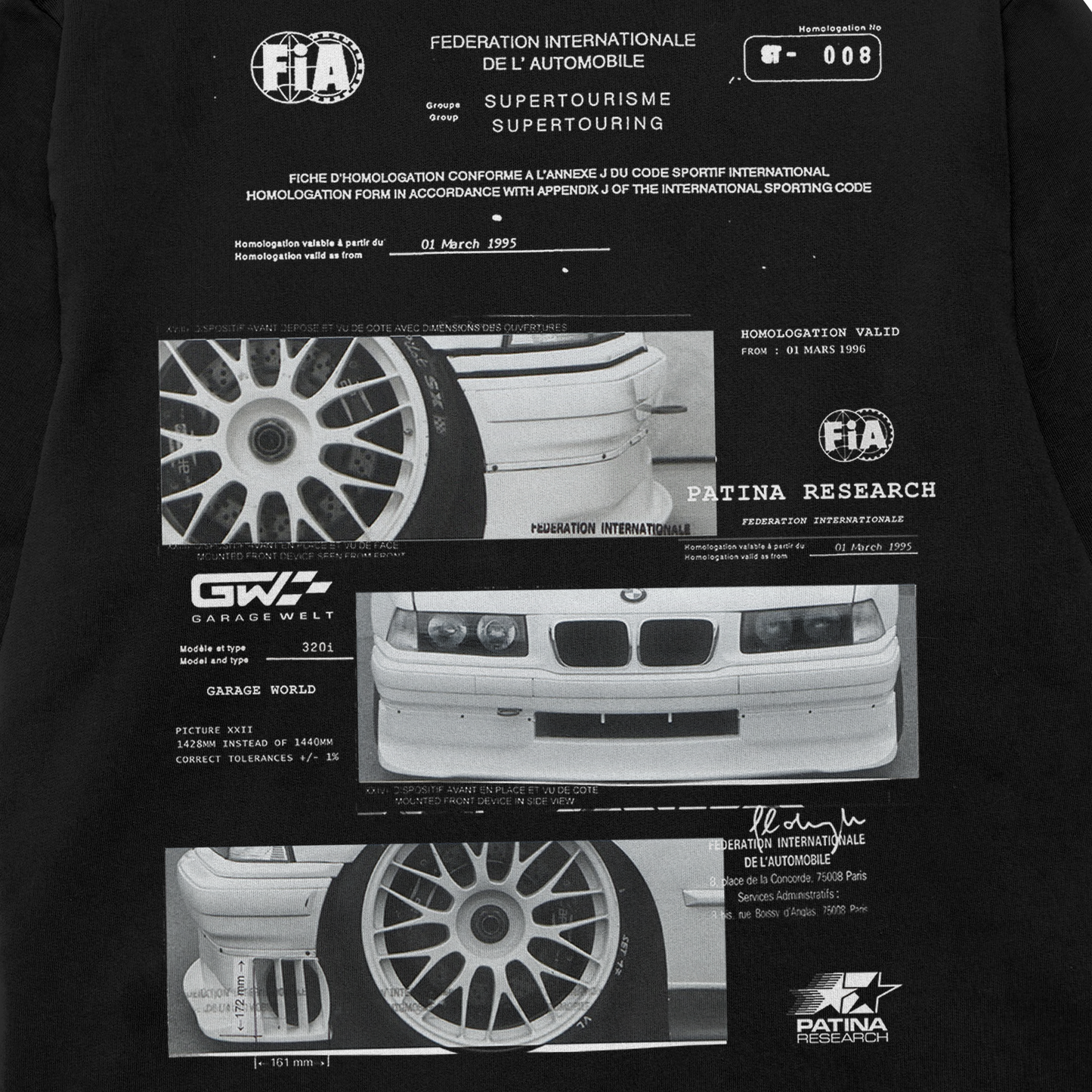 GW X PR E36 T-SHIRT BLACK V2