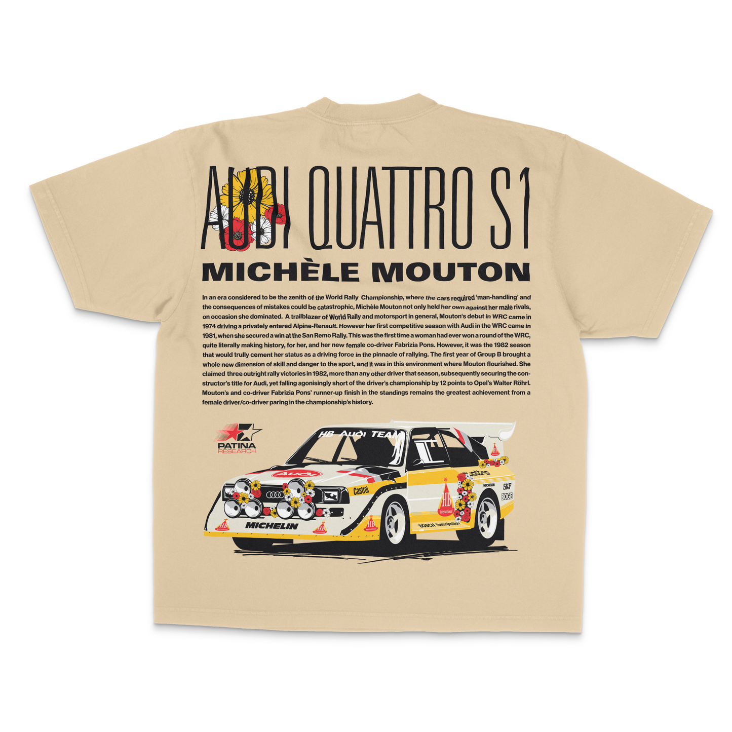 PRquattro Group B rally T shirt Patina Research