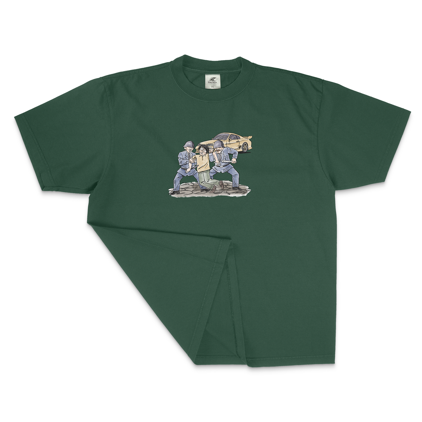 WORLDWIDE CRIMINAL GREEN T-SHIRT