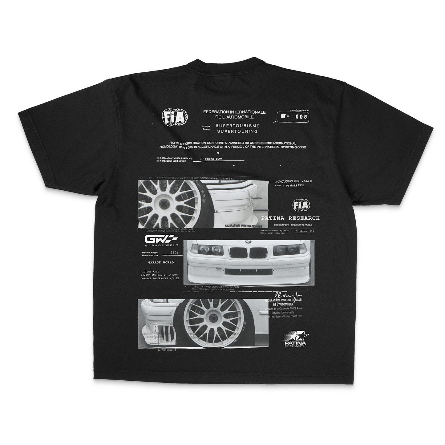 GW X PR E36 T-SHIRT BLACK V2