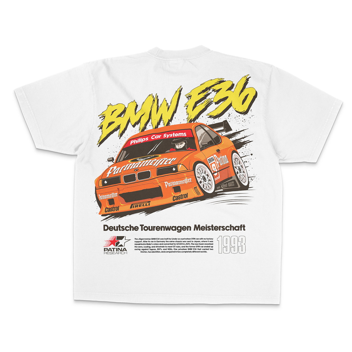 E36 DTM PATINAMEISTER T-SHIRT