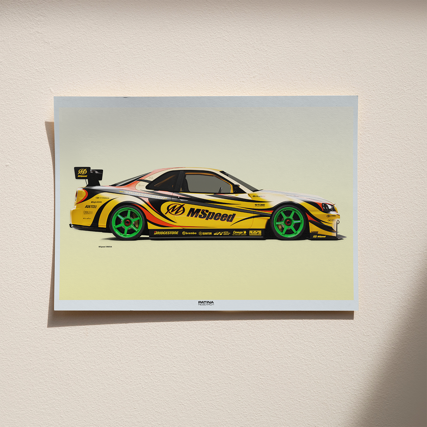 Mspeed Nissan R34 GT-R PRINT