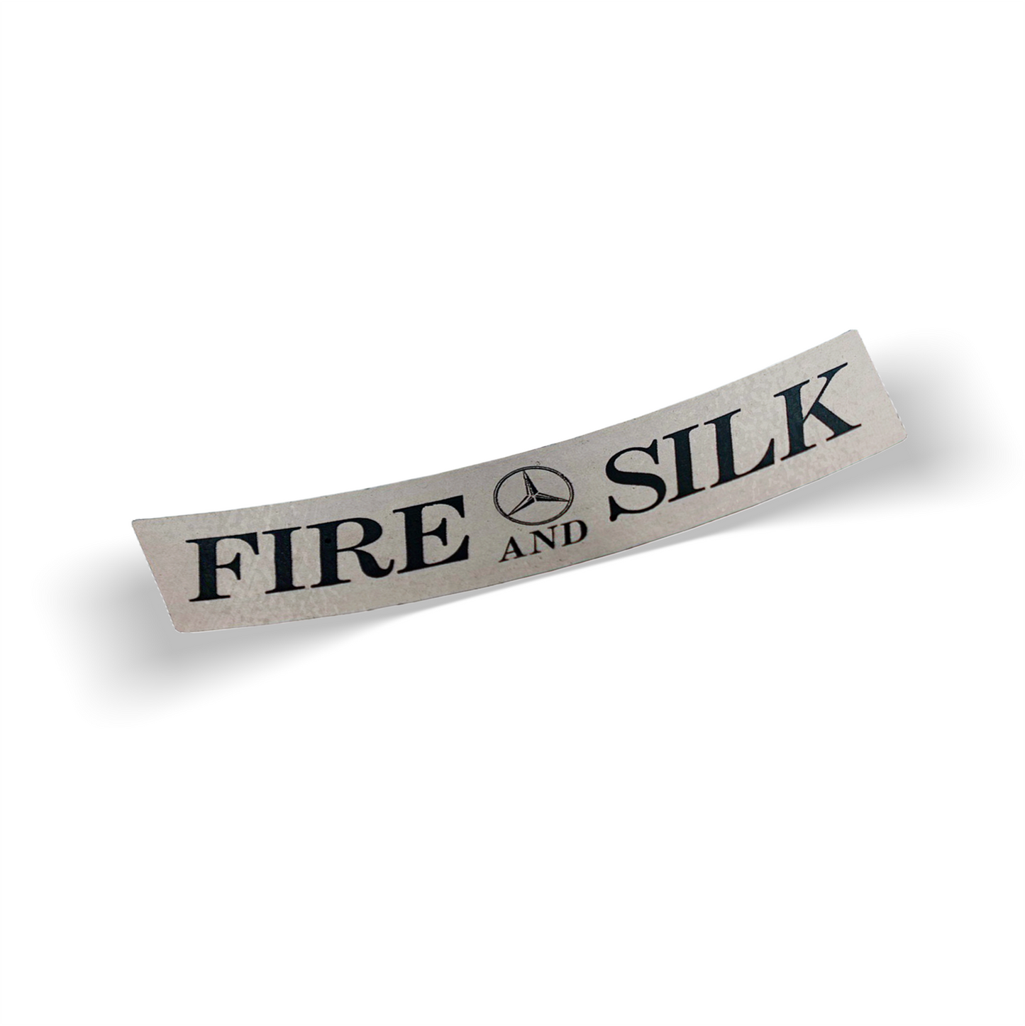 FIRE & SILK 8 INCH STICKER