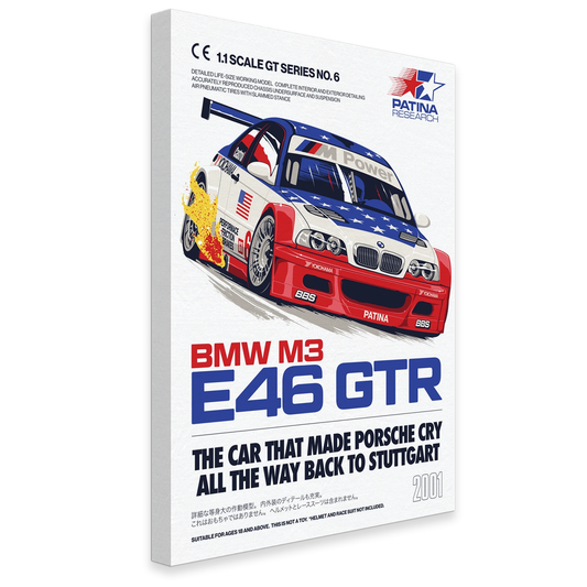 E46 GTR CANVAS 12x16
