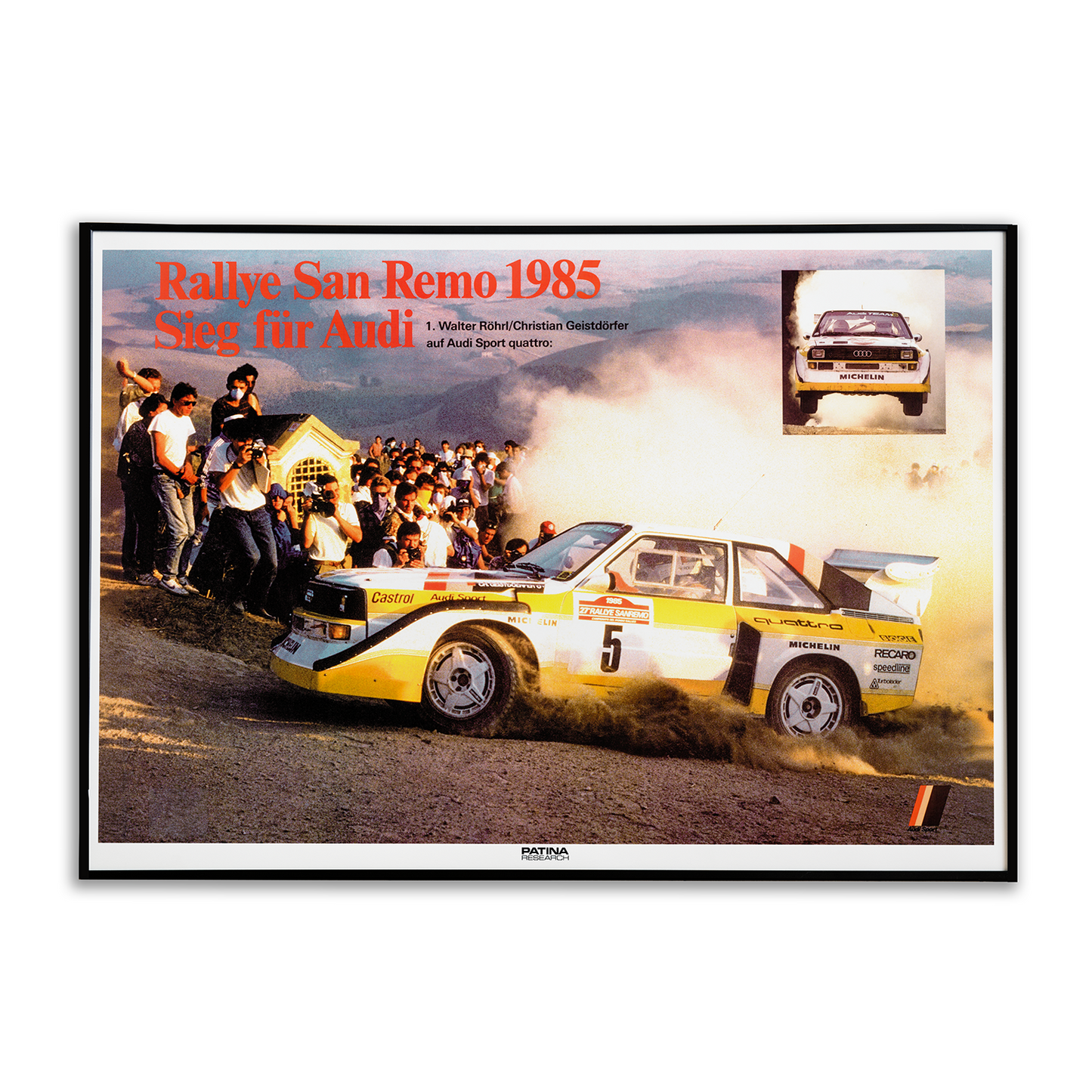 AUDI SAN REMO RALLY PRINT