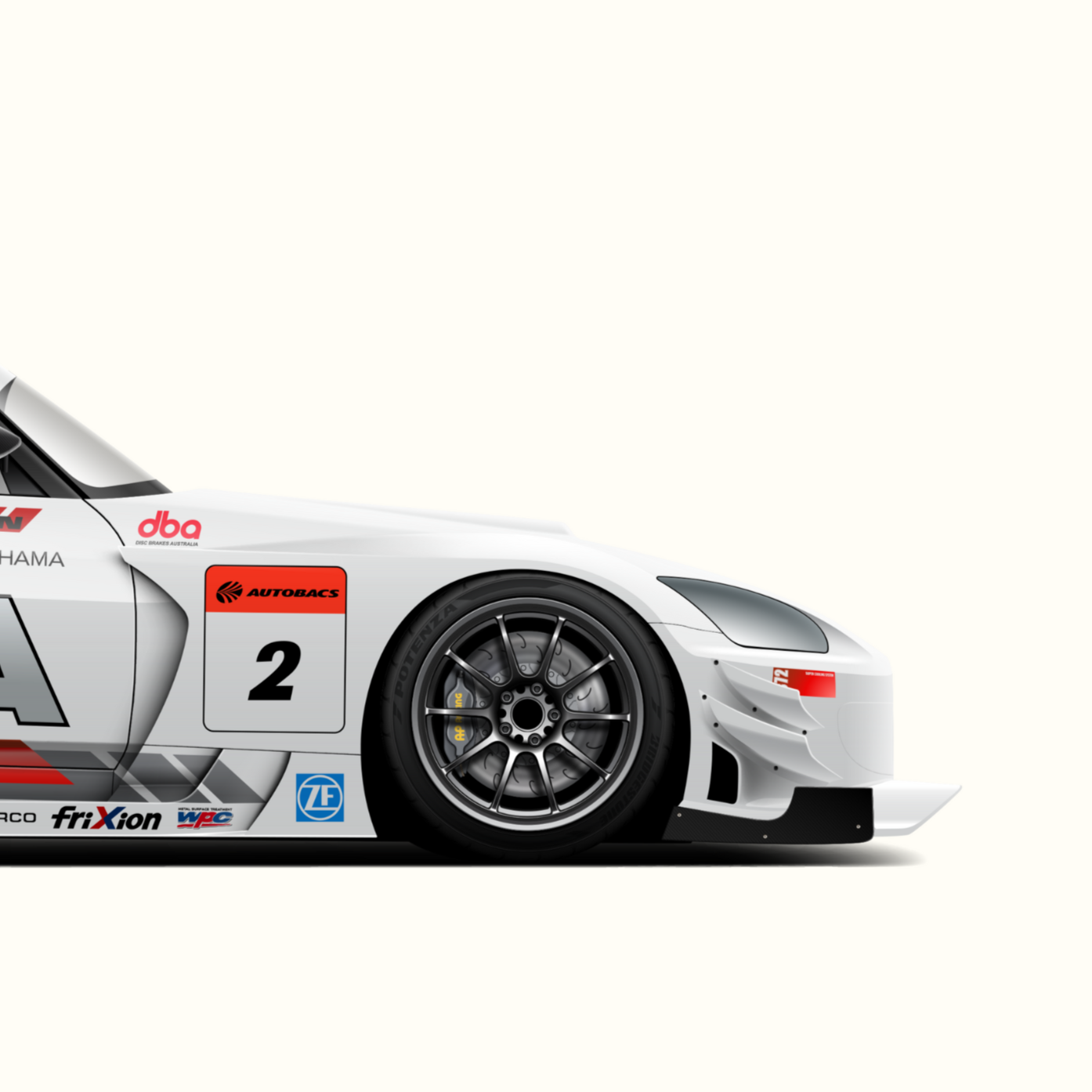 Honda S2000 ASM Time Attack Print