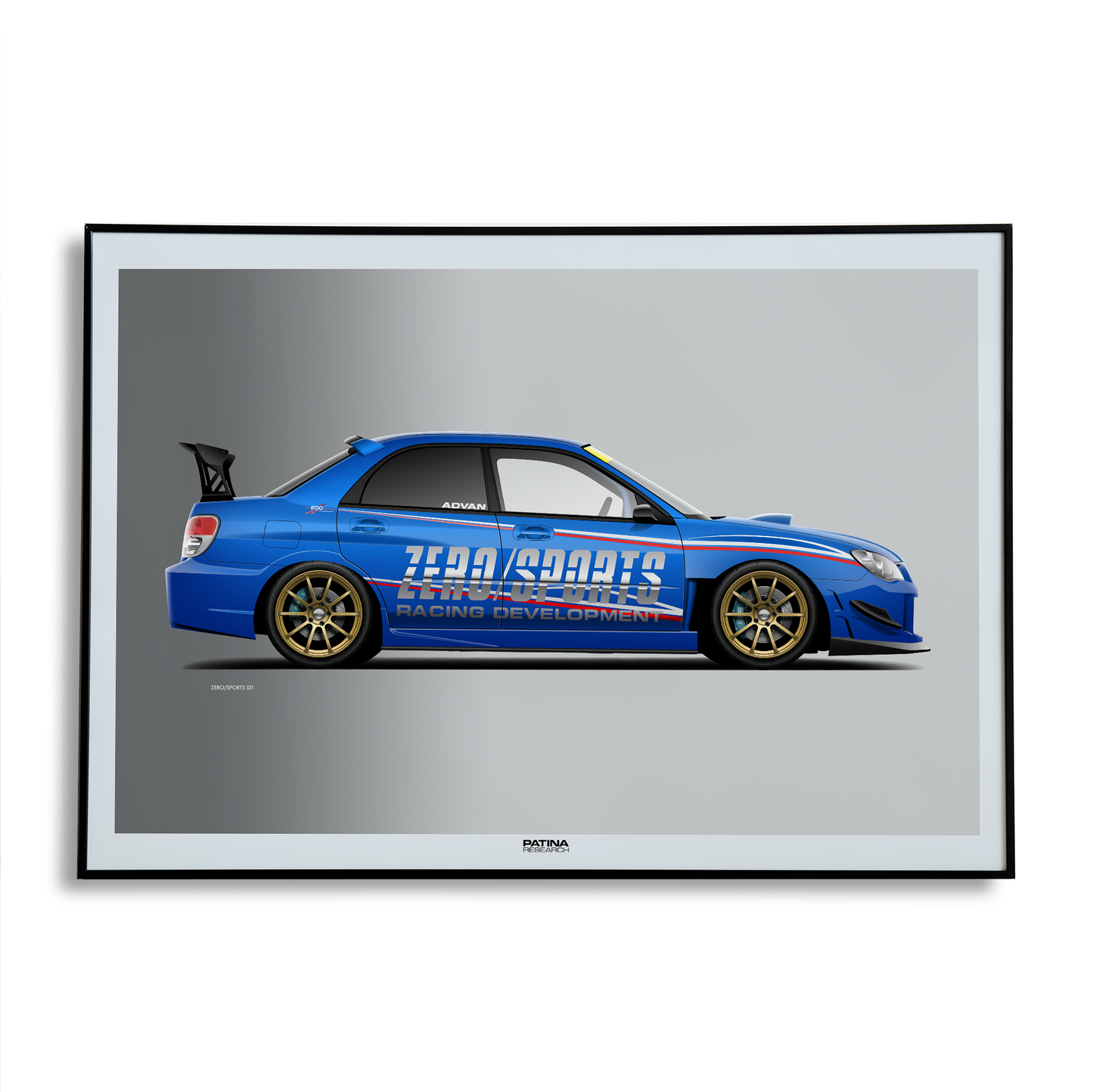 Zero Sports Impreza Sti Print