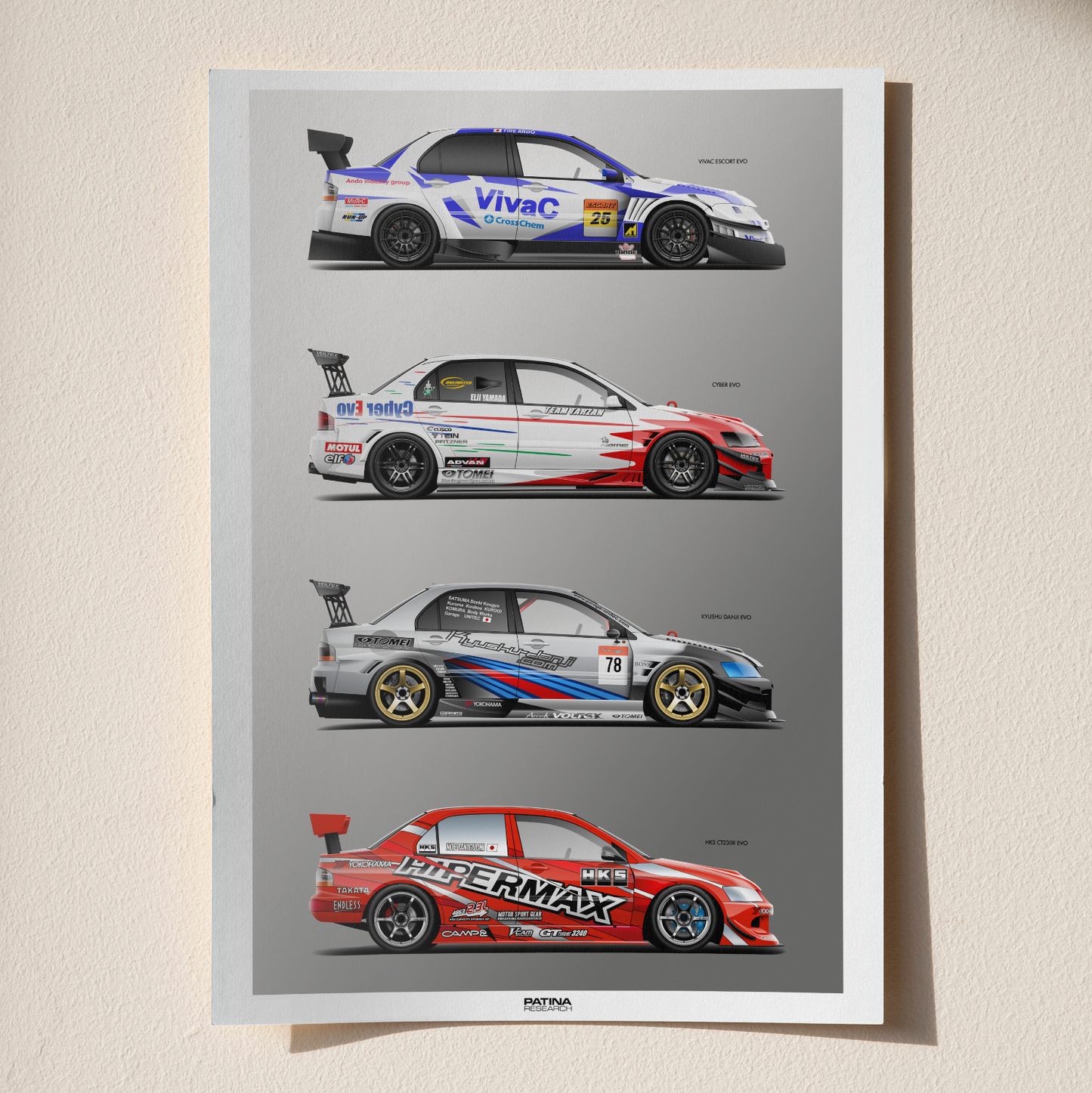 Time Attack Evo's Print