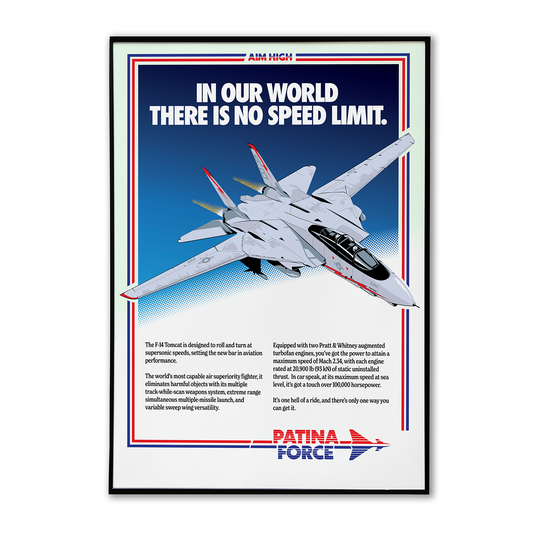 F14 TOMCAT AIM HIGH POSTER