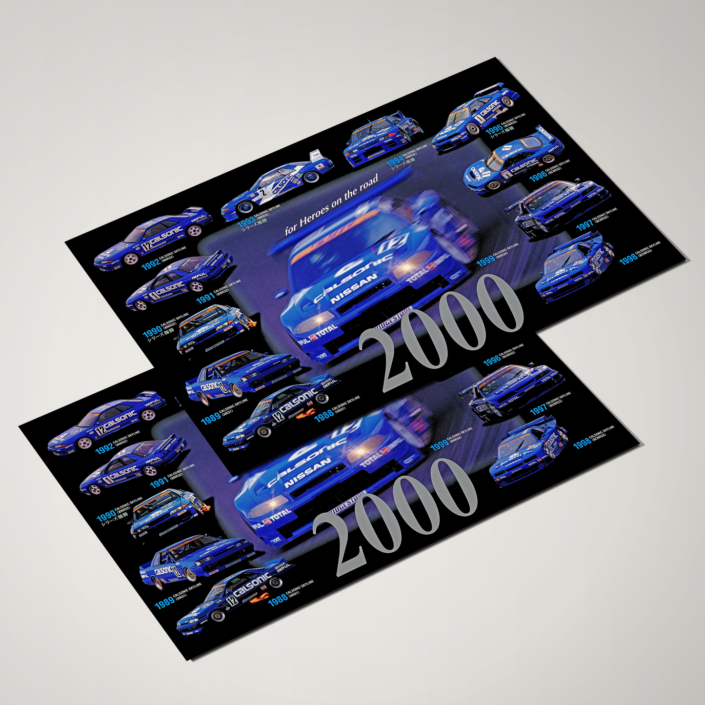 SKYLINE CALSONIC 2000 POSTER