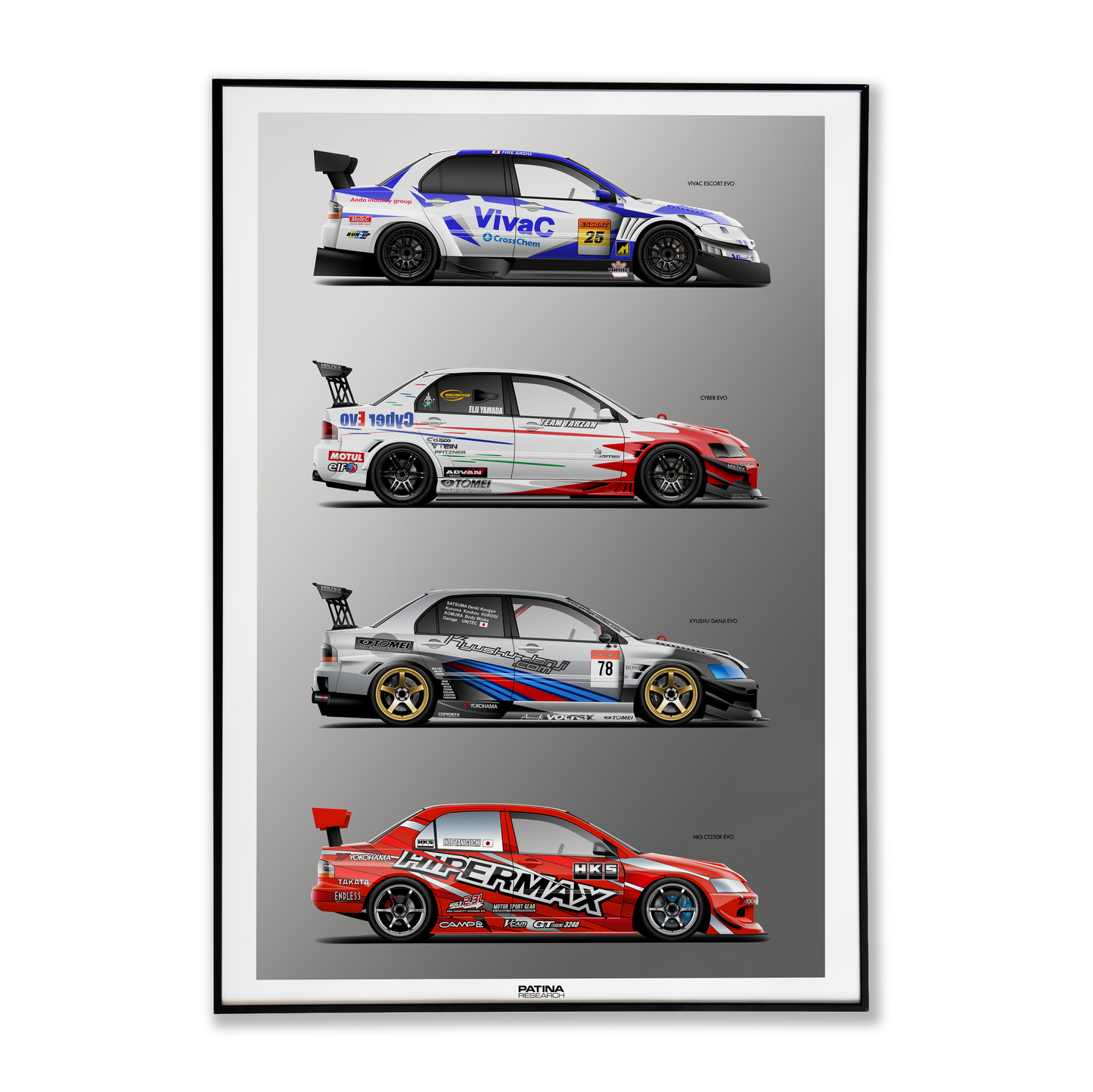 Time Attack Evo's Print