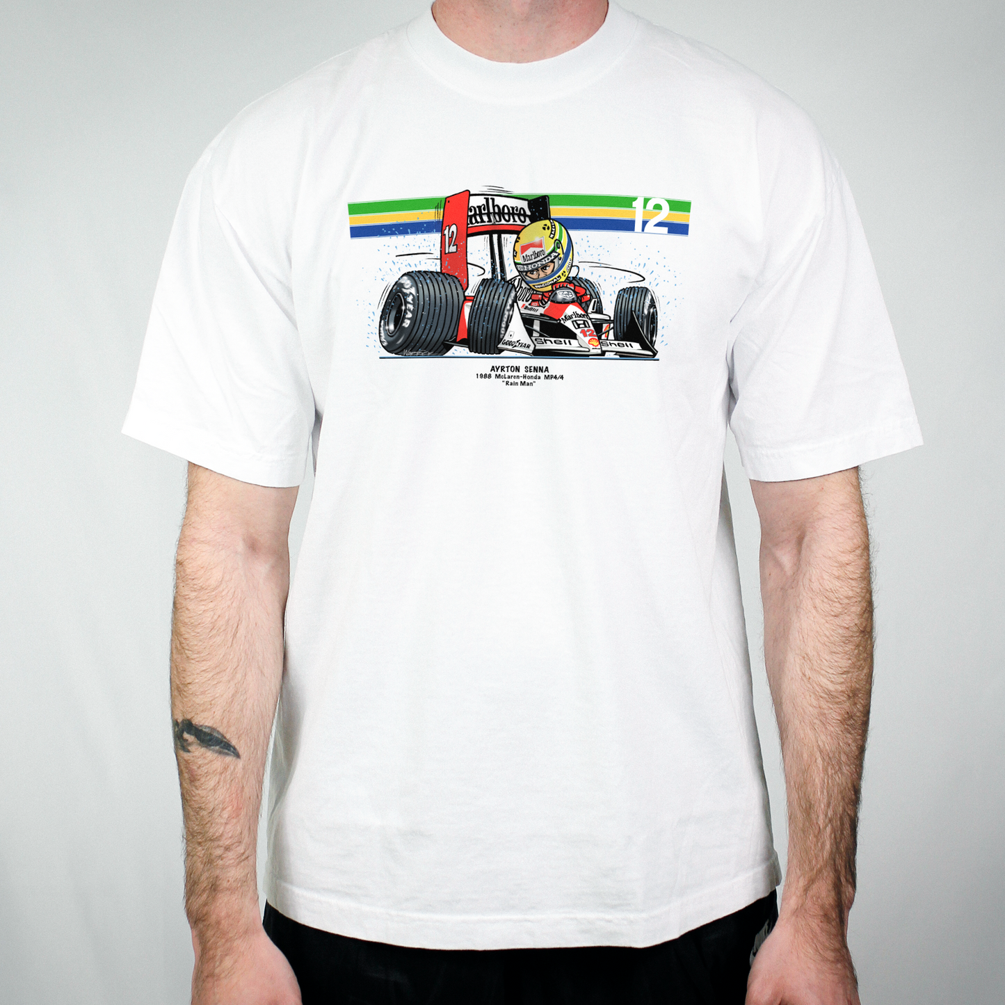 PRrainman Senna's  Mp4/4 T-shirt