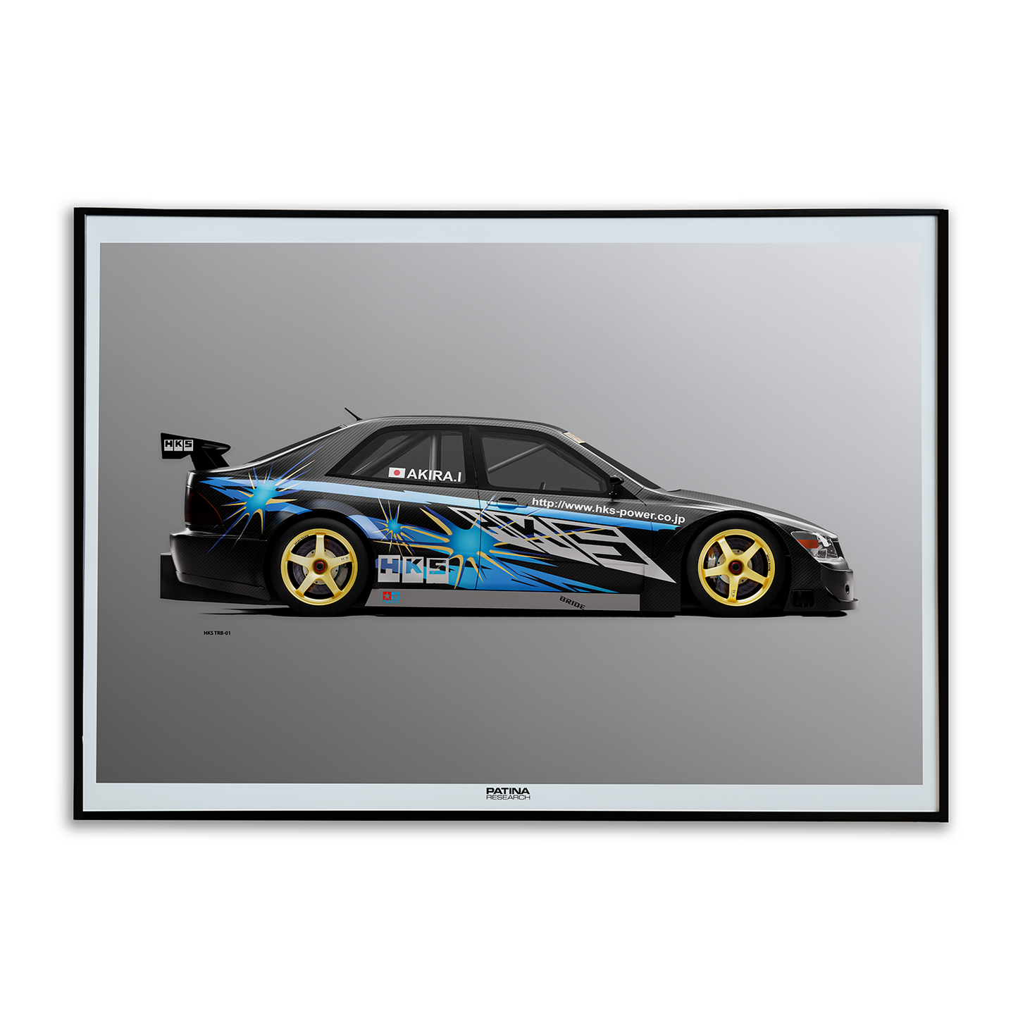 TOYOTA ALTEZZA HKS TRB-01 POSTER