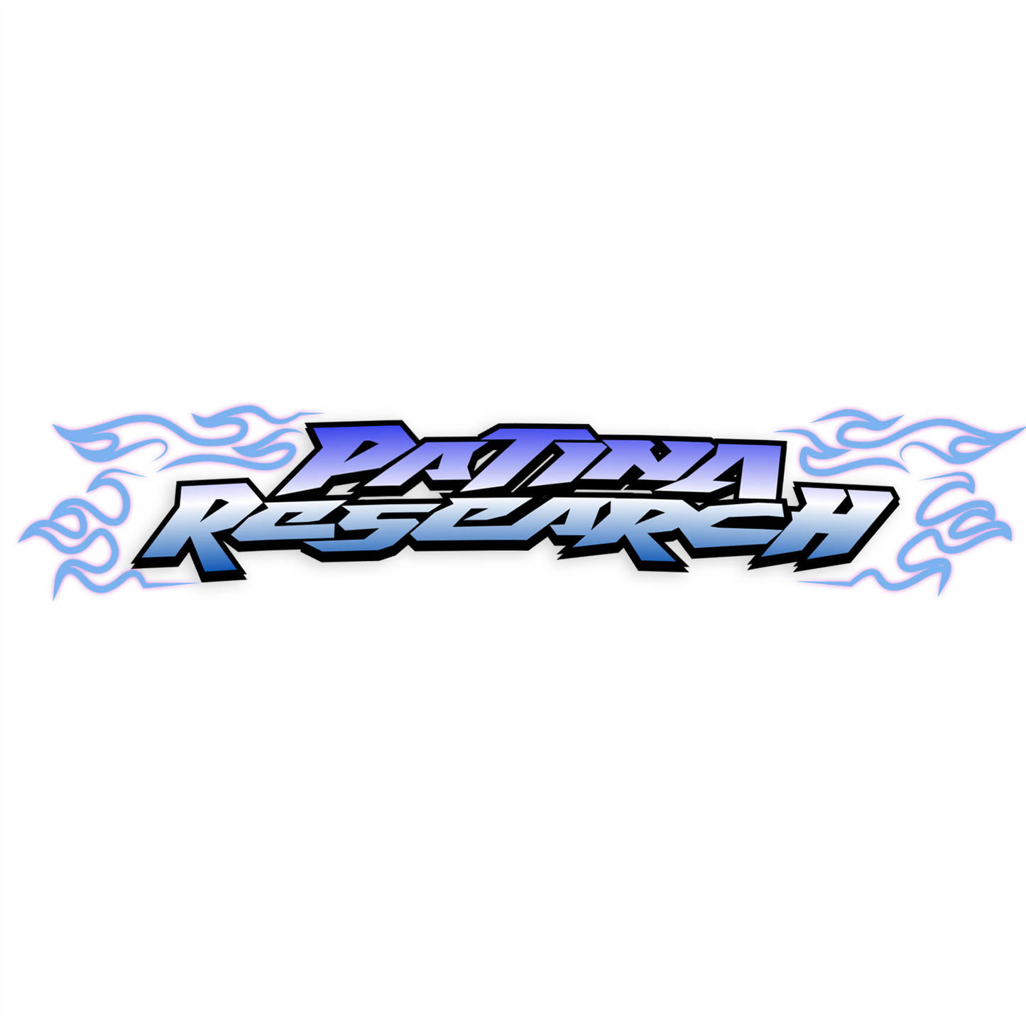 Blue flames 25 inch Banner