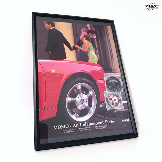 Momo 964 independent style framed ad