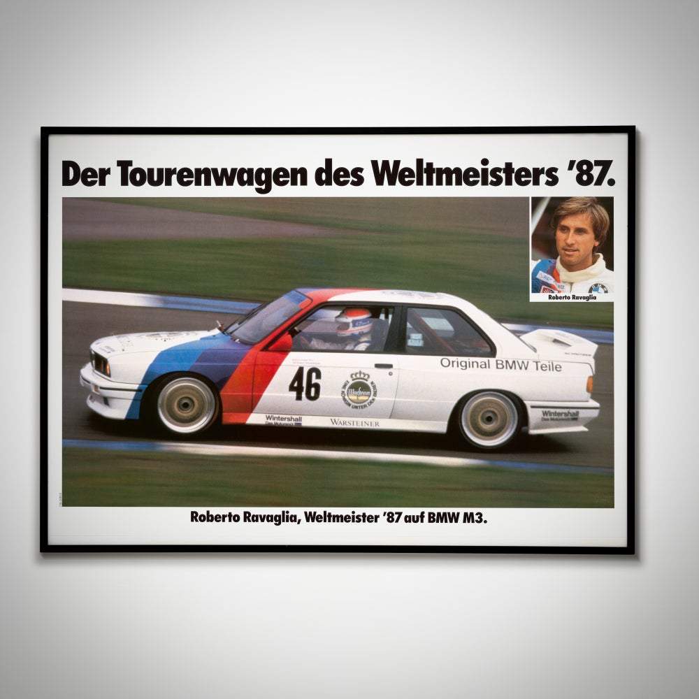 Der Tourenwagen bmw e30 1987 Poster