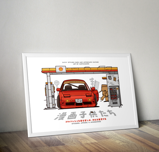 180sx Fillup By "Cartoonkids" poster