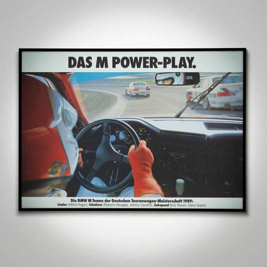 BMW E30 M3 DAS M POWER-PLAY POSTER