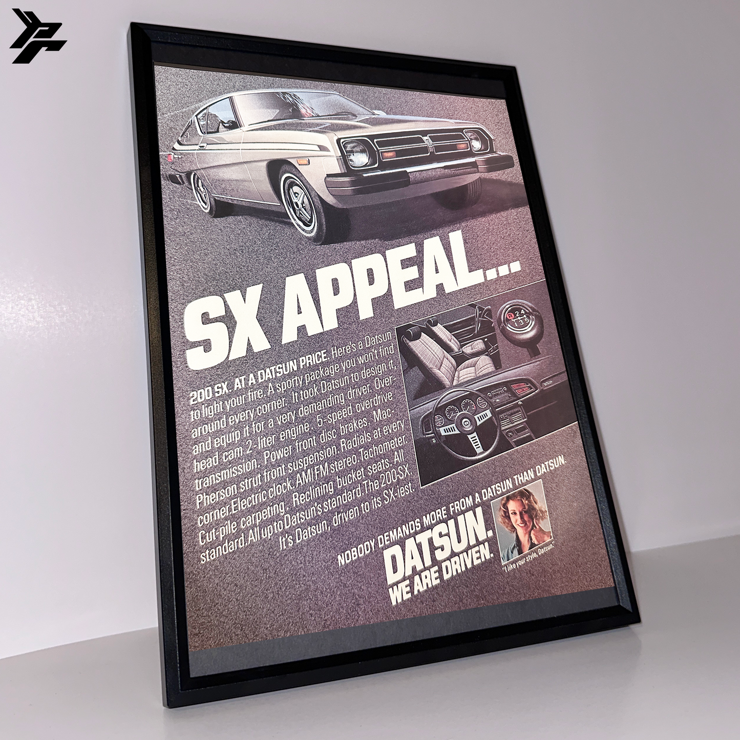 Datsun SX apeal framed ad