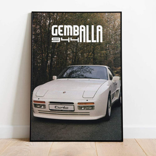 Porsche 944 GEMBALLA poster