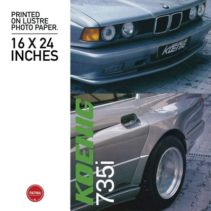Koenig bmw 735i poster