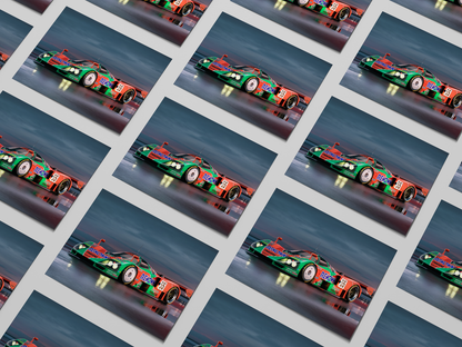 THE MAZDA 787 GROUP C LEGEND POSTER BY DAVIDE VIRDIS