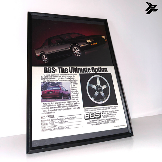 BBS the ultimate option framed ad